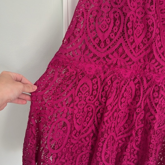 Free People Heart In Two Lace Drop Waist Dress - Picture 6 of 6